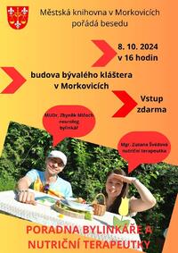 Poradna bylináře a nutriční terapeutky Morkovice-Slížany 2024